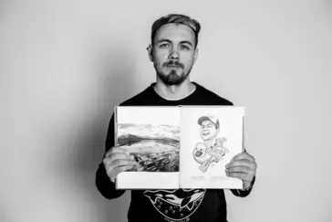 Меткая «Словографика»: что общего у художника Петра Скляра, Владимира Даля и рок-группы «Ва-Банкъ»